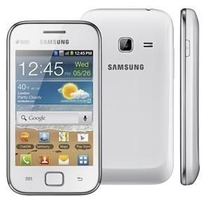 SAMSUNG GALAXY ACE DUOS 2 CHIPS PRETO/BRANCO