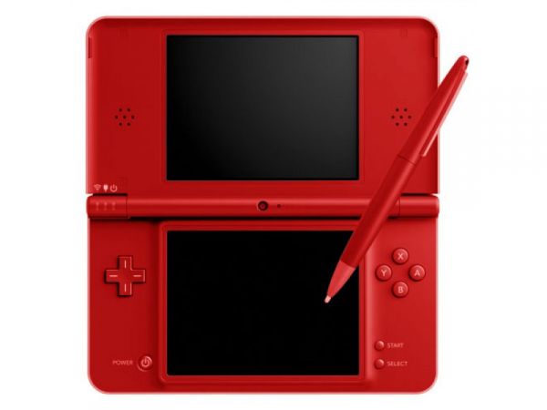 NINTENDO DSI XL + R4I 4GB + 50 JOGOS DS VERMELHO